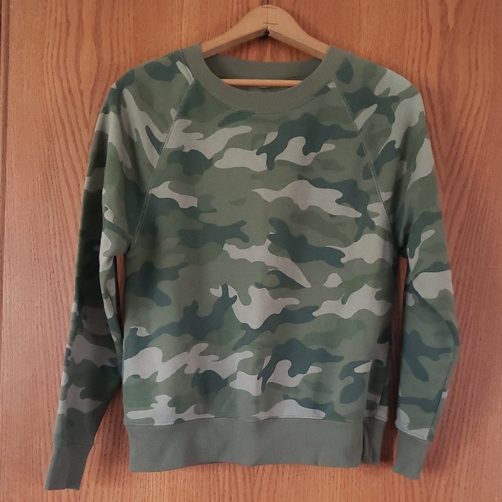 NWOT Old Navy Camo Camouflage Sweatshirt Sz XS